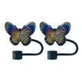 thumbnail image 2 of Walbest 2Pcs Butterfly Straw Covers 10mm Straw Topper for 30/40 Oz Tumbler Reusable Drinking Straw Caps Eco-Friendly Cup Accessories, 2 of 8