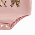 thumbnail image 6 of mgoYE Newborn Baby Boy Girl Hunting Clothes Duck Bow Sweatshirt Romper Long Sleeve Bubble Romper Bodysuit Outfit(Light Pink,6-12 Months), 6 of 6