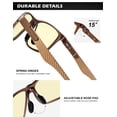 thumbnail image 4 of Gafas de bloqueo de luz azul ANYLUV para hombre Al-Mg Metal, 4 of 8