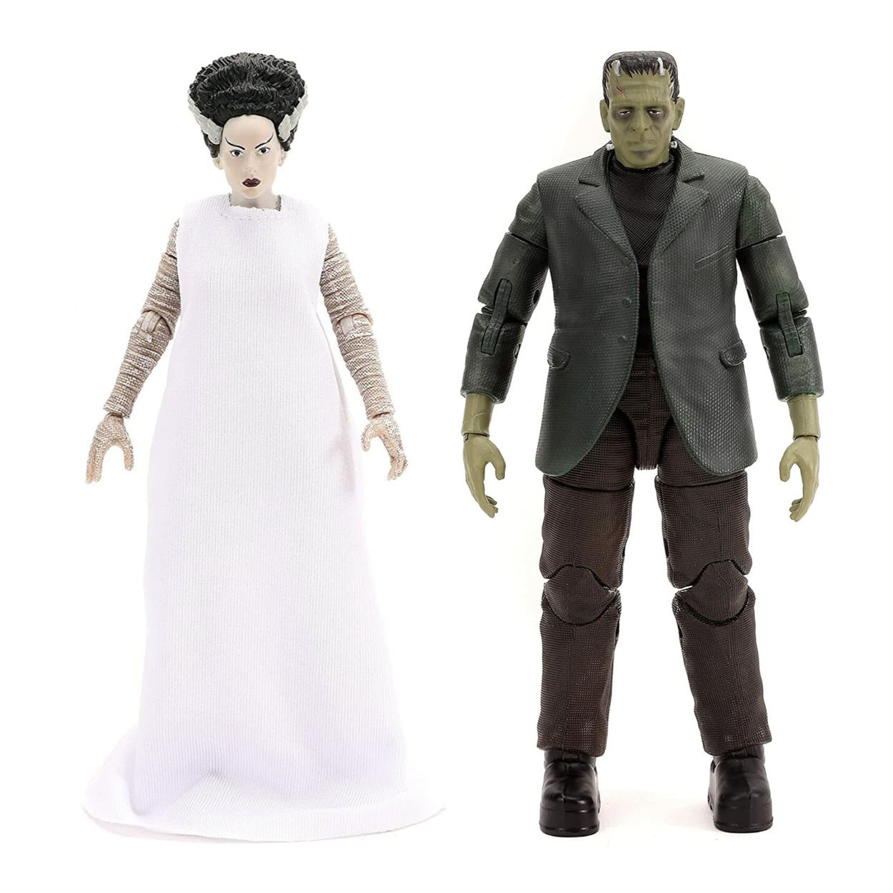 Jada Toys Universal Monsters 6-inch Action Figures - Frankenstein and Bride