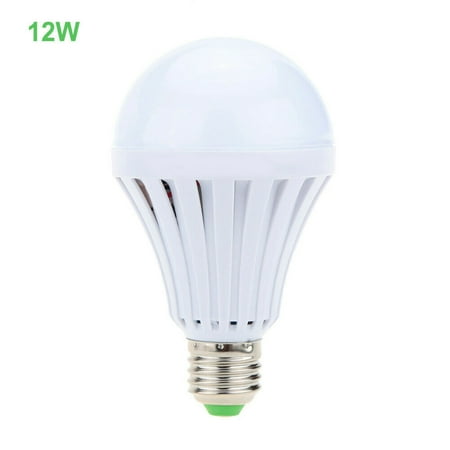 

Rechargeable E27 12W LED Light Bulb with Battery Backup Emergency LED Bulb White