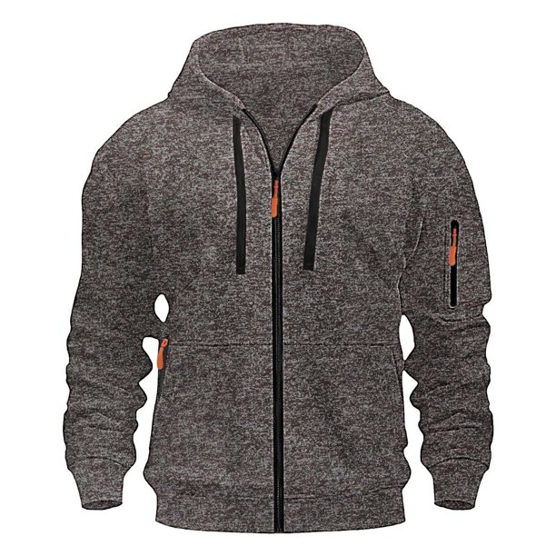 pstuiky Camisas suaves de manga larga para hombre, Sudadera deportiva de manga larga con capucha y bolsillos múltiples para hombre, estilo cargo, informal, para entrenamiento xxl