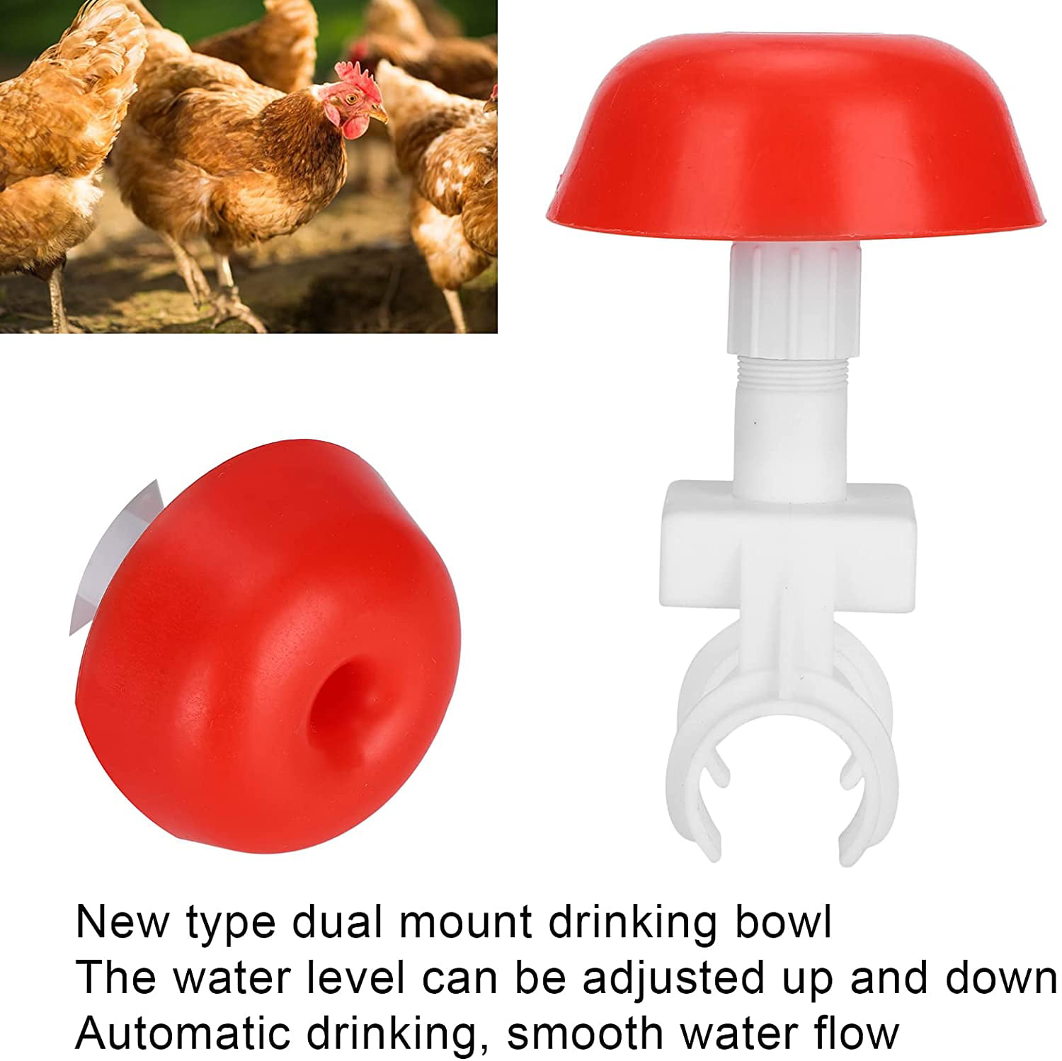 20 Snap and Lock Nipples poultry chicken quail drinker waterer 