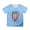 Blue, variant on MIXUE Toddler Girls Tops & T-Shirts Summer Fourth Of July Independence Day Ice Cream Print Round Neck Short Sleeve Casual Party Tshirts Holiday Wear,Black,3-4 Years