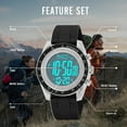 thumbnail image 6 of SKMEI Mens Digital Watch Sports Military Watches Waterproof Outdoor Chronograph Wrist Watches Men Women, 6 of 9