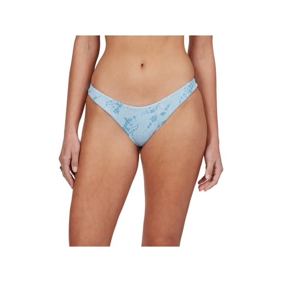 Roxy Sea & Waves Reversible Printed Reg Bottoms Adriatic Blue Tie-Dye Stripe MD