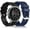 Black/NavyBlue, variant on [2 Pack] Compatible for Samsung Galaxy Watch 3 Bands 45mm/Galaxy Watch Band 46mm/Gear S3 Frontier, 22mm Smart Watch Band Silicone Casual Straps Accessories for Men Women Black/Slate Blue