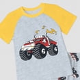 thumbnail image 2 of Toddler Boy Summer Outfit Cartoon Printed Short Sleeve Shorts Clothes Casual Summer Kids Suit Boys Clothing Set 2-8T, 2 of 4