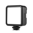 thumbnail image 1 of Andoer W49S Mini LED Video Light 5600K Dimmable 5W Built-In Rechargeable Battery 3 Cold Shoe Mounts, 1 of 7