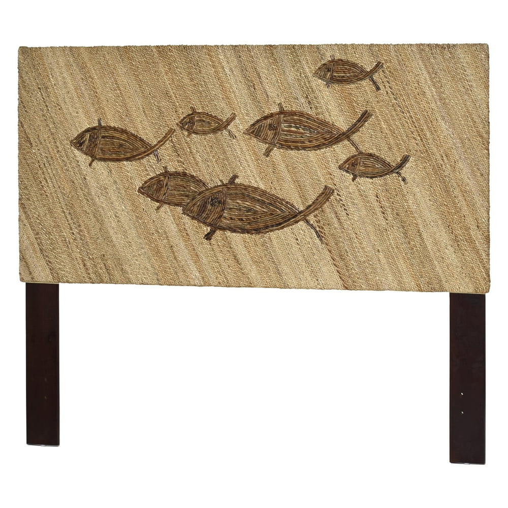 Sea Winds Island Breeze School of Fish Weave Headboard