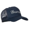 thumbnail image 5 of Gramps Embroidered Solid Cotton Mesh Pro Cap - Navy OSFM, 5 of 5