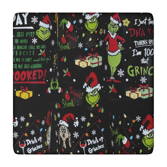 Square Tablecloth with Elastic Edges 34 * 34 Inch Waterproof Table Cover Washable Indoor and Outdoor for Party Kitchen Dinner Banquet Patio Picnic