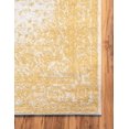 thumbnail image 5 of Unique Loom Midnight Bromley Rug Yellow/Ivory 2' x 3' 1" Rectangle Medallion Shabby-Chic Perfect For Living Room Bed Room Dining Room Office, 5 of 11