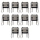 thumbnail image 1 of Injueey 10 piezas, controlador de consola de juegos, botón disparador, botones de Gamepad, reparación, actualización, accesorios, reemplazo Videojuegos y accesorios, 1 of 6