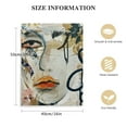 thumbnail image 2 of Nawypu Abstract Face Canvas Wall Art Boho Canvas Painting Black Line Artwork Colorful Line Art Minimalist Wall Decor Botanical Floral Abstract Prints for Living Room Gallery Wall Decor  No Frame, 2 of 5