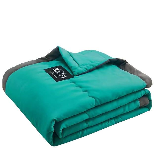 2025 Upgrade Summer Ultimate Cooling Blanket, Ice Blankets for Hot Sleepers Soft Bed Blankets Queen Size Lightweight Breathable Summer Blanket Keep Cool in The Heat (Green, 39.37 x 55.12 Inches)