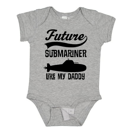 

Inktastic Future Submariner Like Daddy Gift Baby Boy or Baby Girl Bodysuit