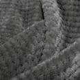 thumbnail image 1 of Honeycomb Shimmersoft Berkshire Blanket Ash / King, 1 of 7