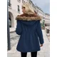 thumbnail image 5 of Chaqueta Gruesa Con Capucha De Lana De Algodón Para Mujer, 5 of 7
