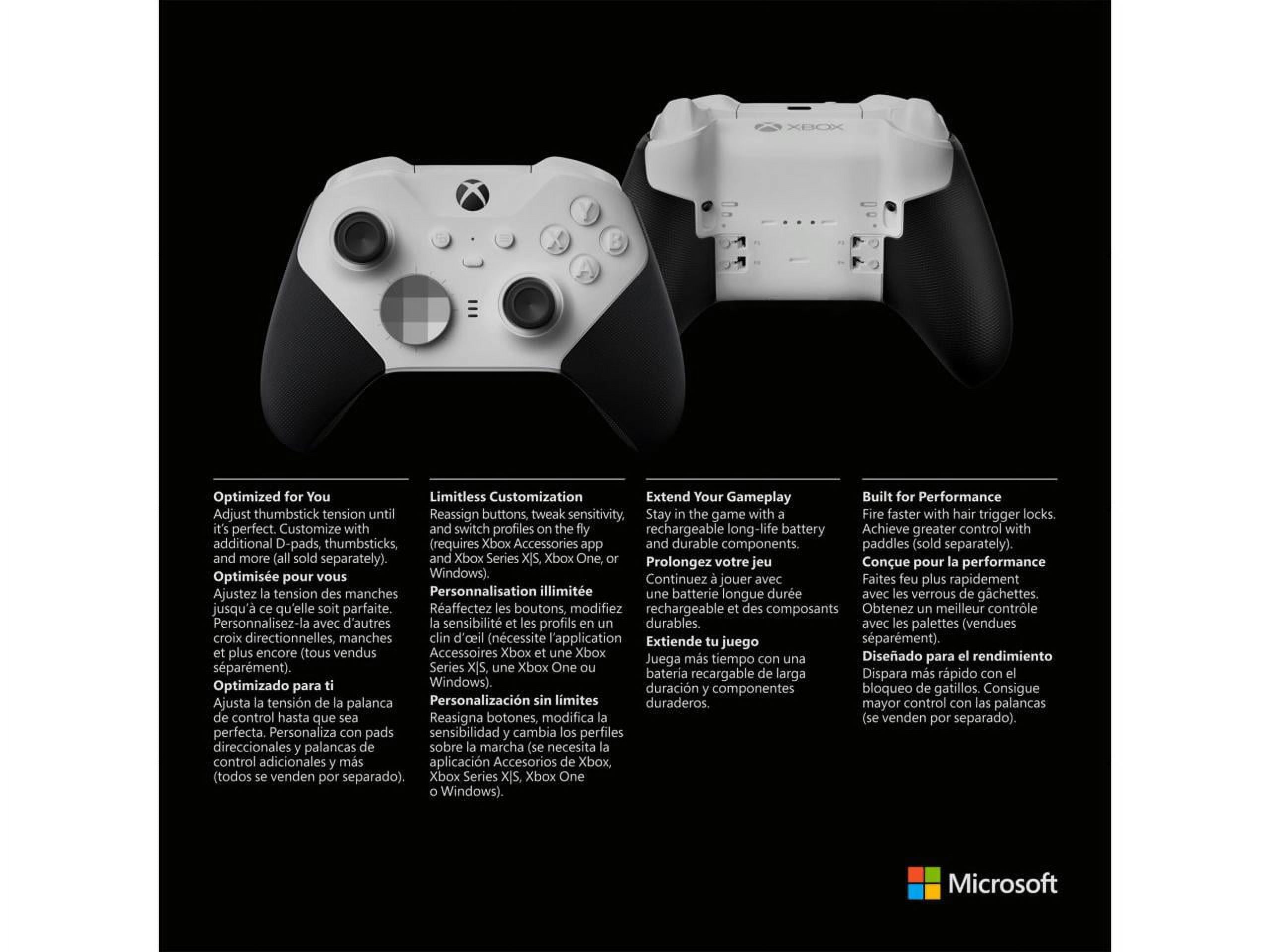Microsoft Xbox Elite Series 2 Core (Rojo) - Mando PC - LDLC