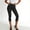 Black, variant on Drovellove Women's Plus Size Stretch Denim-Like Leggings with Pockets – Casual Cropped Pants for Daily Outfits