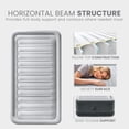 thumbnail image 3 of Mid-Rise Air Mattress Bed with Built-in Pump, Deluxe Comfort Plush, Full - Portable Luxury Travel Airbed for Adults, Camping, Guests, 3 of 6