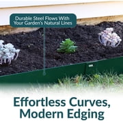 Sunnydaze 7 x 42 Green Steel Landscape Edging Border (5 Pack)