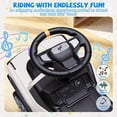 thumbnail image 5 of iYofe Toddler Ride On Car 1-3, Licensed Ford Bronco Raptor Foot to Floor Kids Car with Music & Horn, First Ride On Toy, Pink, 5 of 7