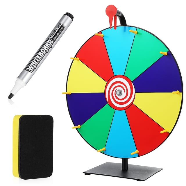 Prize Wheel Tabletop Spinning Wheel Roulette Wheel Carnival Prize Wheel Spinning Wheel For Prizes Party