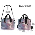 thumbnail image 3 of Lunch Bag Portable Crossbody Meal Bag Cooler Bag Insulated Lunch Bag Food Bag Handheld & Crossbody Design Adorable Smile Rabbit, 3 of 6