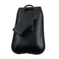 thumbnail image 3 of Black Leather Case with rotating pinch clip fits Tracfone LG 440, 3 of 6