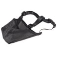 thumbnail image 4 of Dog Muzzle, Comfortable Foldable Fully Covered Adjustable Dog Mesh Muzzle Wear  Black  For Chewing XS,S,M,L,XL, 4 of 8