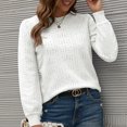 thumbnail image 1 of Women's Autumn And Winter Long Sleeve Solid Comfortable Tops, 1 of 6
