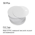 thumbnail image 2 of Unique Bargains 50pcs Waterproof Shipping Tags, PVC Metal Eyelet Durable Label Tear Resistant Blank Tag Grey, 2 of 6