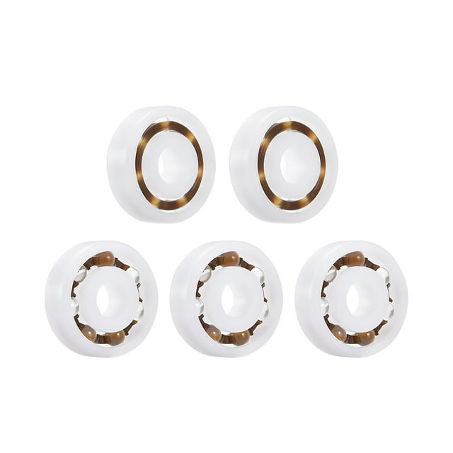 Unique Bargains 627 Roulements en Plastique 7x22x7mm Boule de Verre Cage en Nylon 5 pcs
