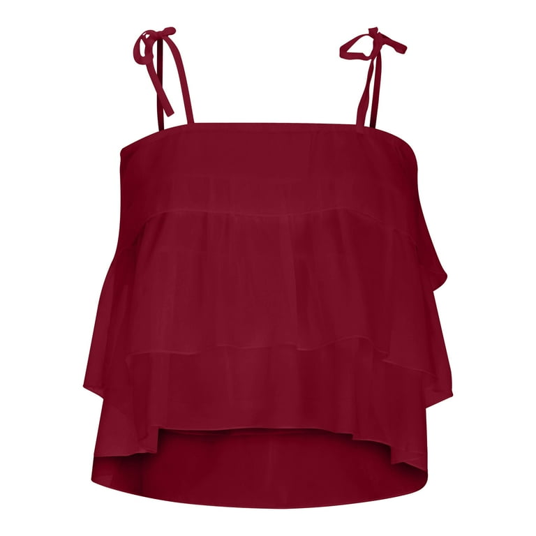 Xysaqa 2023 Women's Summer Spaghetti Strap Cami Tank Tops Xysaqa 2023 Women's Summer Spaghetti Strap Cami Tank Tops
