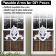 thumbnail image 2 of Gamexcel Halloween Window Crasher Ghosts, Angry Stuffed Flying Ghost Decorations with Suction Cups for Haunted House, 2 Pack, 2 of 7