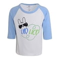 thumbnail image 1 of Unique Baby Boys Easter Bunny Hip Hop Raglan Baseball T-shirt (7), 1 of 5