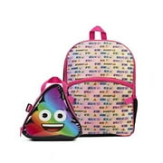 Emoji Poo Rainbow Backpack Lunch Bag Box Kit