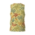thumbnail image 3 of Gaeub Floral with Butterflies Men's Mesh Basketball Jersey, Quick-Drying Sleeveless Top S-4XL, Loose Muscle Tank Top -3X-Large, 3 of 9