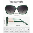 thumbnail image 2 of KALIYADI Women's Oversized Sunglasses Retro Polarized Sun Glasses with UV Protection for Women, 2 of 7