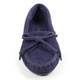 thumbnail image 3 of Minnetonka Women's Kilty Hardsole Moccasins, Navy, 6.5 W US, 3 of 7
