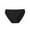 Black, variant on Women High Slit Mid Waist Solid Color Large Size Covering Thick Legged Comfortable Sports Briefs Sheer Bikini Panties Maternity Underwear over Bump Satin Bikini Panties Lot plus Size G String Thongs