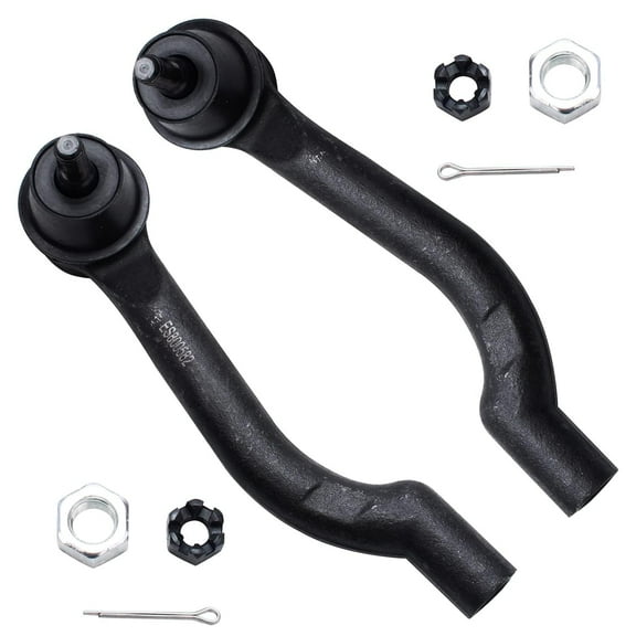 Detroit Axle - Front Tie Rods for 2008-2013 Nissan Rogue, 2014-2015 Rogue Select, 2 Outer Tie Rod Ends Set 2009 2010 2011 2012 Replacement