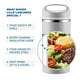 thumbnail image 3 of Lille Home Caja de almuerzo/refrigerios apilable de acero inoxidable con compartimiento térmico, contenedor de comida/bento aislado de 3 niveles con bolsa de almuerzo, juego de cubiertos y tres sellos, 3 of 5