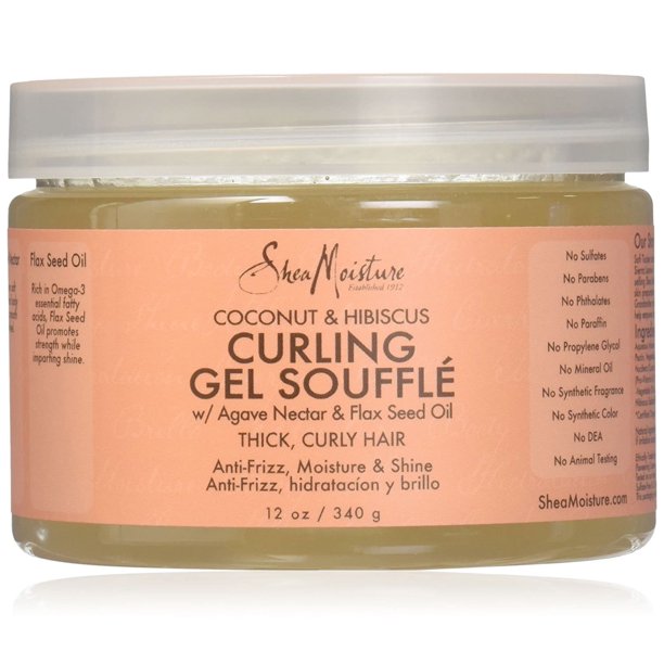 Shea Moisture Coconut & Hibiscus Curling Souffle, 12 Oz.