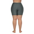 thumbnail image 3 of Charmo Womens Plus Size Swim Shorts High Waisted Swimsuit Shorts Boyleg Swim Bottoms, 3 of 6