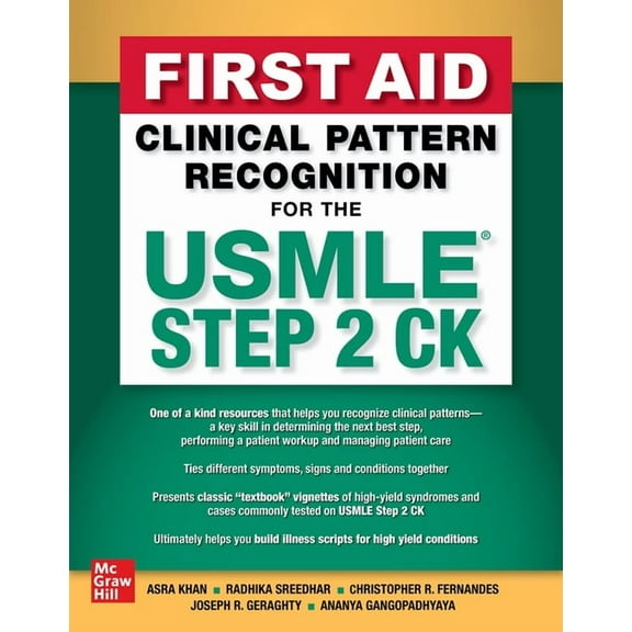 First Aid Clinical Pattern Recognition for the USMLE Step 2 Ck, (Paperback)