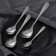 thumbnail image 5 of 4 cucharas de acero inoxidable, prácticas cucharas para sopa, té y postre, utensilios de cocina., 5 of 7