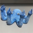 thumbnail image 2 of Decoración de adornos de acuario de pulpo, vida marina artificial azul, dedos brillantes que mejoran el atractivo visual, adecuado para varias peceras, 2 of 5
